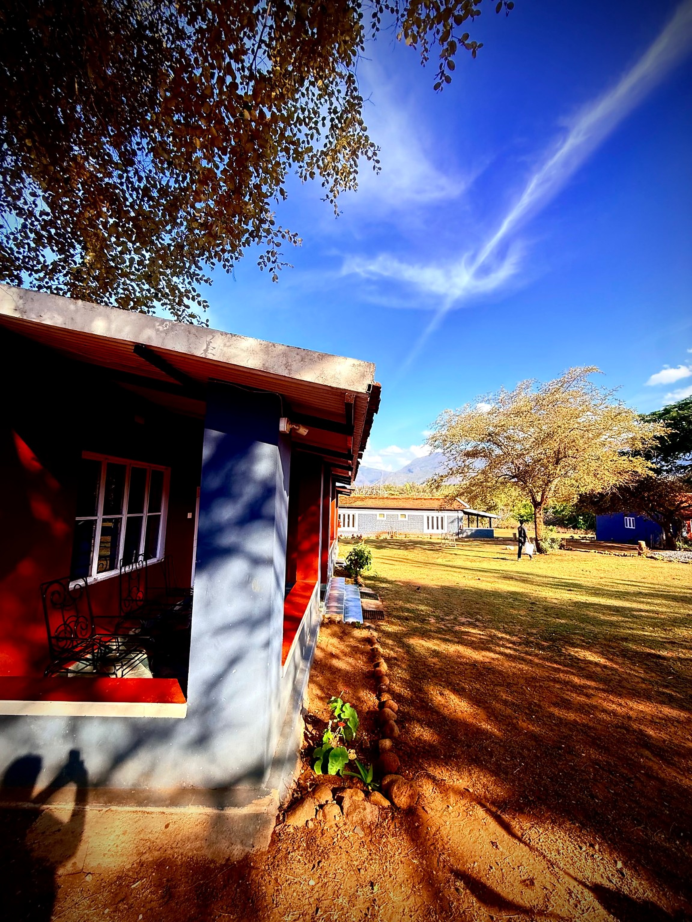 Runnel View accommodation and surrounding grounds